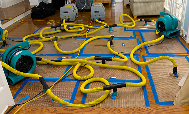 Water damage restoration process in Waller, TX